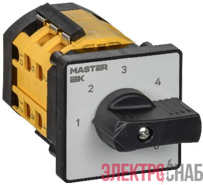 Переключатель кулачковый 10А (сх. 85) стандартная рукоятка IEK MI-CS10-010-085