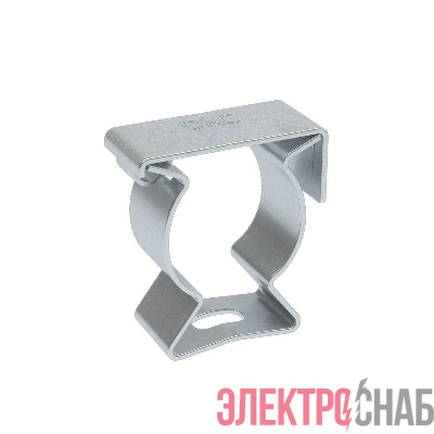 Держатель для труб (клипса) d20мм с крышкой оцинк. сталь DKC 6044-A20