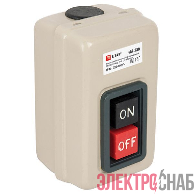 Выключатель кнопочный с блокировкой ВКИ-230 3п 16А IP40 PROxima EKF vki-230