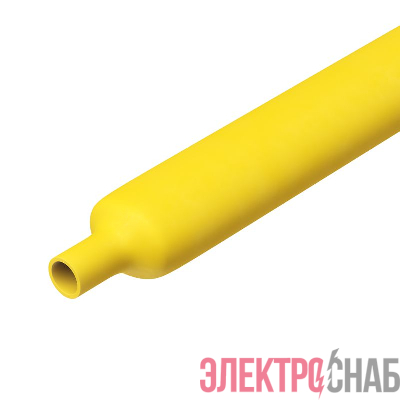 Трубка термоусаживаемая самозатухающая в рул. 6/2мм желт. 3:1 DKC TN3RL301R60Y