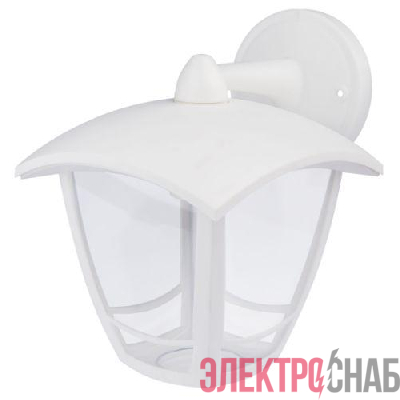 Светильник светодиодный садово-парковый ДБУ 07-8-002 Дели 2 8Вт 3000К IP44 4 гранный настенный бел. Эра Б0064269