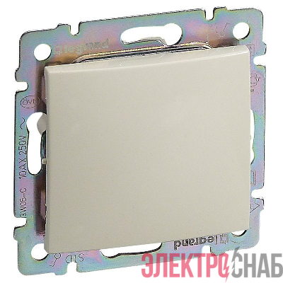 Переключатель проходной 1-кл. СП Valena 10А IP31 механизм сл. кость (DIY-упак.) IEK 695602