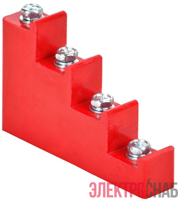 Изолятор ступенчатый ИС4-20 (М6) сил. с болтом IEK YIS11-4-20-B