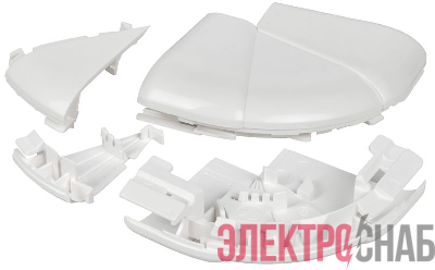 Угол для кабель-канала внешн. изменяемый 60-120град. для DLP 80х50 бел. ИЭК Leg 010622