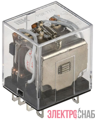 Реле РЭК 77-3 10А 24В AC IEK RRP10-3-10-024A