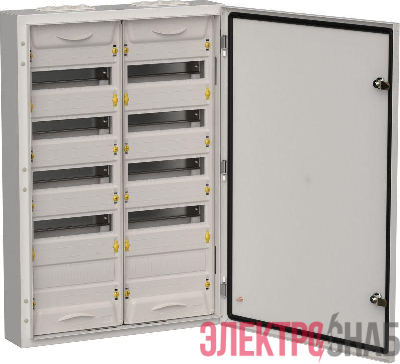 Корпус металлический ЩРн-120 (2х60) 835х570х140 IP54 сер. TITAN 5 IEK TI5-50-N-2X060-54-7035