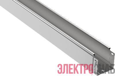 Лоток листовой неперфорированный 150х100 L3000 сталь 1мм IEK CLN10-100-150-100-3