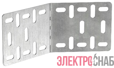 Пластина соединительная регулируемая H=100мм IEK CLM40D-PSR-100