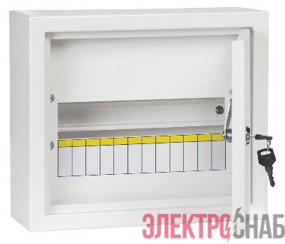 Корпус ЩРн-12 TITAN 3 265х310х120мм IP31 метал. бел. IEK MKM13-N-12-31-Z