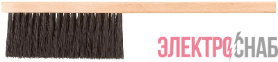 Щетка-сметка искусств. щетина деревянная ручка 3-х рядная 350мм КУРС 68030