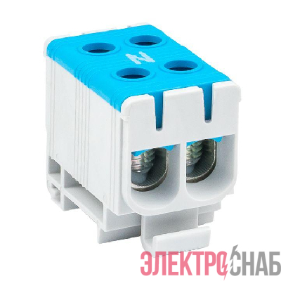 Клемма силовая вводная двойн. КСВ 16-50кв.мм син. EKF plc-kvs2-16-50-blue