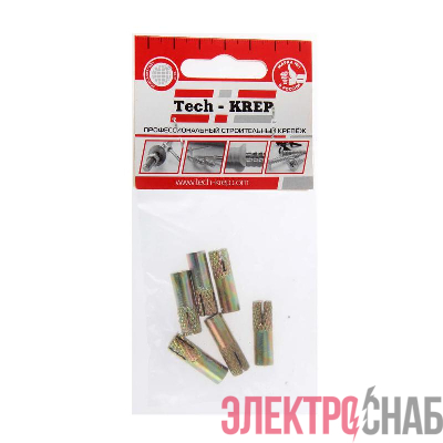 Анкер забивной М8 оцинк. (пакет) (уп.5шт) Tech-Krep/Zitar 103908
