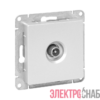 Розетка телевизионная проходная TV СП Эпика механизм алюм. EKF UP1-SOA-TV-2