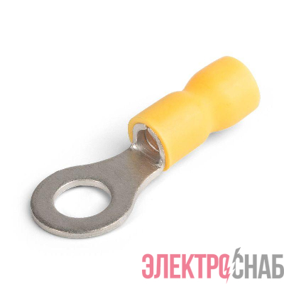 Наконечник кабельный кольцевой изолированный НКИ 6.0-6 EasyFix КВТ 90897