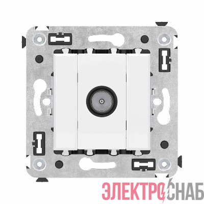 Розетка телевизионная оконечная TV СП Avanti "Белое облако" DKC 4400523