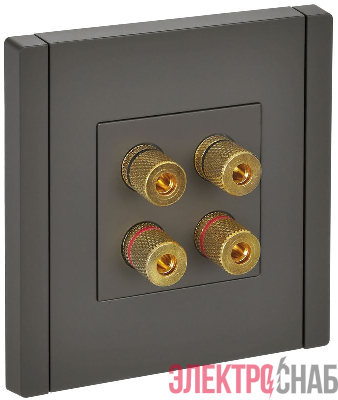 Аудиорозетка 4-м FORTE&PIANO FP339 сер. IEK FP-S40-K03