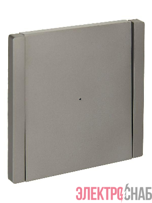 Выключатель 1-кл. СП FORTE&PIANO 10А FP502 с индикацией сталь IEK FP-V10-1-10-1-K46