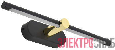 Светильник светодиодный 5114 9Вт IP20 4000К настен. черн./золото IEK LT-DBB0-5114-09-40-K57