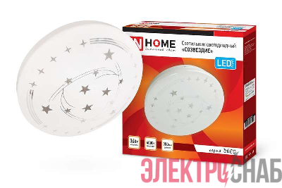 Светильник светодиодный DECO СОЗВЕЗДИЕ 36Вт 4000К 3240лм 230В 380х55мм IN HOME 4690612025001