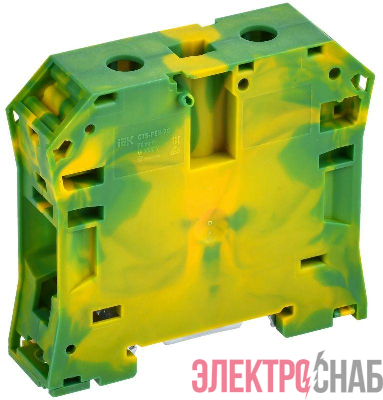 Колодка клеммная CTS-PEN земля монтаж неск. напр. 70кв.мм IEK YCT11-02-K52-070