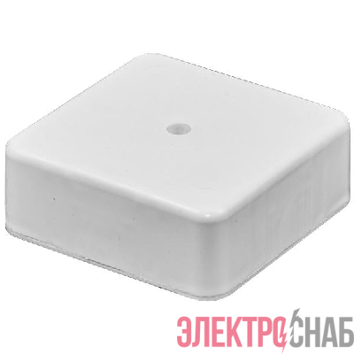 Коробка распаячная 75х75х20мм IP40 для кабель-канала бел. Урал Пак КР-513190075-080