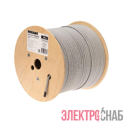 Кабель греющий (нагрев.) саморег. SRL30-2 неэкранированный 30Вт/м 0.88кв.мм/55м 300м Rexant 51-0277