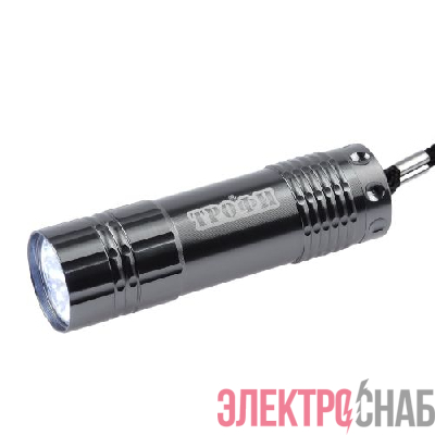 Фонарь ручной TM9 9LED алюм. элементы питания 3хAAA (не в компл.) (картон. упак.) Трофи Б0002225