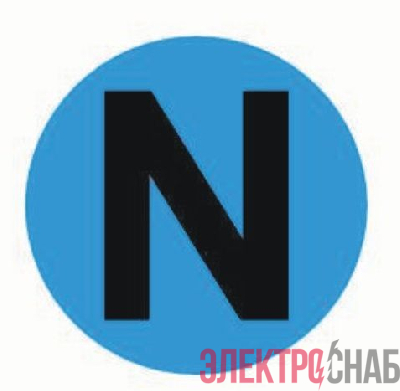 Наклейка "N" d20мм PROxima EKF an-2-08-1