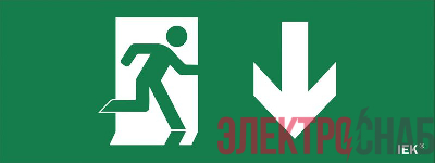 Этикетка самоклеящаяся "Фигура/стрелка вниз" ДПА IP20/54 IEK LPC10-1-24-09-FNIZ