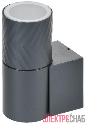 Светильник 5107 GU10 IP65 уличный настенный сер. IEK LT-UBU0-5107-GU10-1-K03