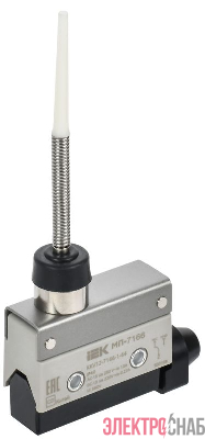 Микропереключатель концевой МП-7166 пруж. стрерж. с диэл. IP40 IEK KKV12-7166-1-64