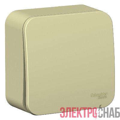 Переключатель проходной 1-кл. ОП Blanca 10А IP20 (сх. 6) 250В с изолир. пластиной беж. SE BLNVA106017