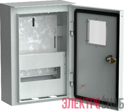 Корпус металлический ЩУРн-1/9 (370х250х135мм) У1 IP54 коттеджный TITAN IEK MKM24-N-009-54-ZO