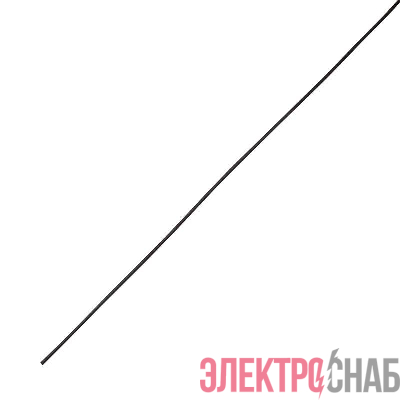 Трубка термоусадочная двустенная клеевая 4.8/1.6 (3:1) 1м черн. Rexant 20-4808
