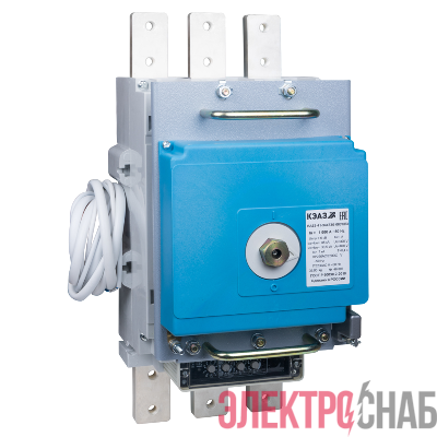 Выключатель автоматический 1000А ВА53-41-334730 УХЛ3 690В AC НР=230В AC/220В DC ПЭ230AC задн. присоед. КЭАЗ 315448