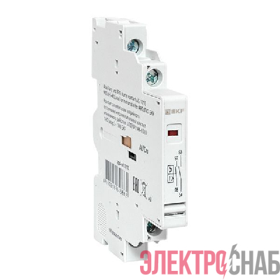 Контакт сигнализации аварийного отключения + вспомогательный контакт мгновенного действия АПД/GV2 АК-1010 1НО (авар.) + 1НО EKF apd-ad1010