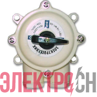Выключатель пакетный ПВ1-16А в пл. корп. IP56 Электротехник ET002562