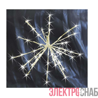 Гирлянда "Еж" 20 LED 10 веток по 10см на батарейках 3хАА тепл. бел. SHLights 4690601043788