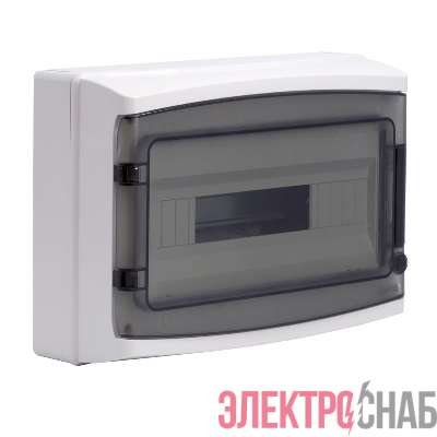 Щиток настенный ЩРн-п-18 18мод. IP65 с дверцей с клеммн. блоком 63А сер. DKC RB18W6TGD