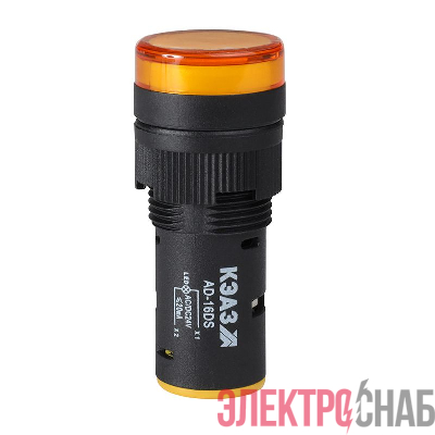 Лампа AD16DS(LED) матрица D16мм желт. 230В AC КЭАЗ 357822