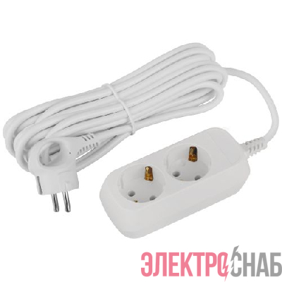Удлинитель 2х5м с заземл. ПВС 3х1 UDL-16-250-E Greenline Эра Б0065014