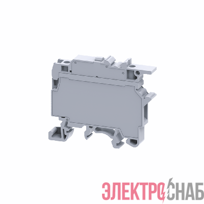 Клемма для предохранителей с индикатором винтовая OptiClip CF-4-HESILA 240В (5х20) 6.3А (0.2-6) сер. КЭАЗ 289798