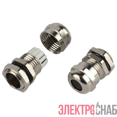 Ввод кабельный (сальник) PGM 9 d4-8мм (d отверст. 15мм) IP68 латунный (уп.5шт) Эра Б0065206