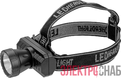 Фонарь светодиодный налобный 90 860 OPT-H04-ACCU 1COBХ3Вт 3реж 85лм 3.7В li-ion 0.6А IP44 ОНЛАЙТ 90860