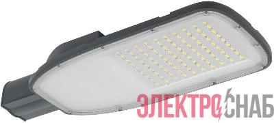 Светильник светодиодный ДКУ 1004-150Ш 5000К IP65 уличный консольный сер. IEK LDKU1-1004-150-5000-K03