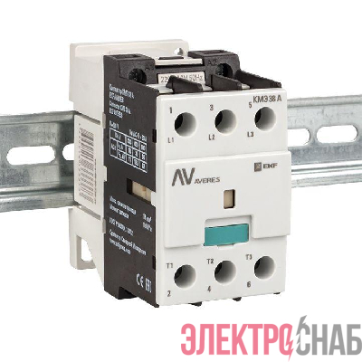 Контактор КМЭ 38А кат. 230В AC AVERES EKF ctr-s-40-00-230-av