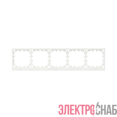 Рамка 5-м KANT бел. магнолия DKC 7000900