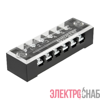 Блок зажимов клеммный БЗН ТВ-1506 1.5кв.мм 15А 6 пар Rexant 11-2153