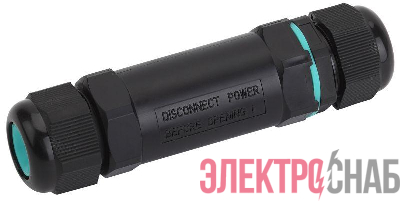 Коннектор кабельный NO22418 прямой IP68 3Pin ЭРА Б0043936