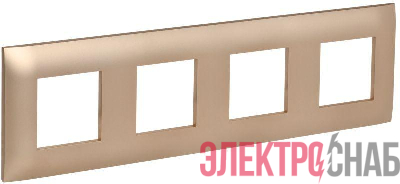 Рамка 4-м SKANDY SK-F04Sa песочн. IEK SK-M42-K98